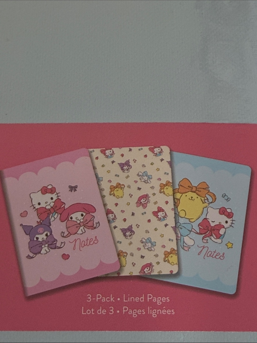 Hello Kitty and Friends 3 Notebook set.
